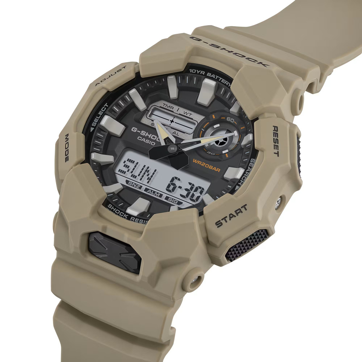 Reloj Casio G-Shock Basic Series Anadigi verde