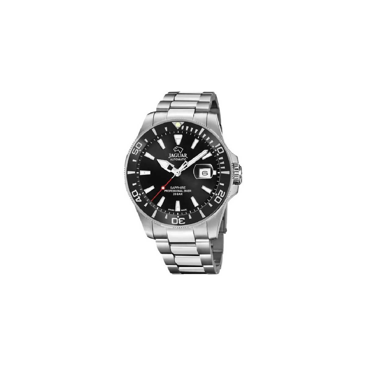 Reloj Jaguar Executive Diver negro Auto para hombre