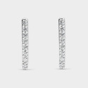 Pendientes Itemporality plata 925 aretes rectangulares