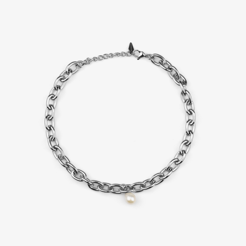 Collar Radiant Acero Mujer Emily Chain