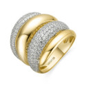 Anillo Luxenter Nema plata 925 talla 16 bicolor