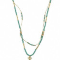 Collar Luxenter Talorce plata 925 dorada piedras verdes