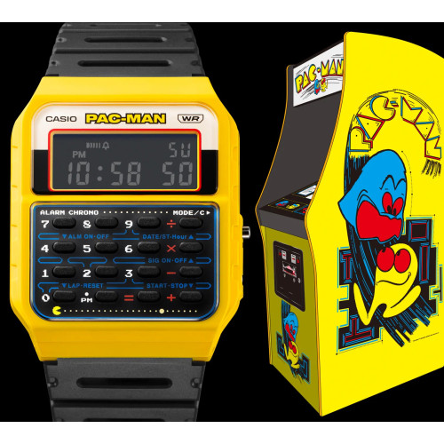 Reloj Casio Pac-Man Calculadora Edgy Collection