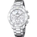 Reloj Festina Crono Boyfriend para mujer acero 40mm